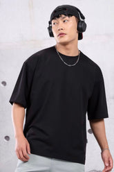 Basic Black Oversize T-shirt for men